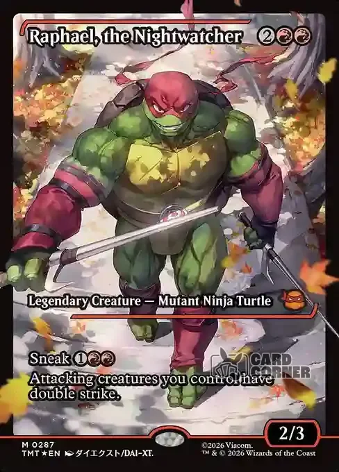 TMNT Card List - Raphael, the Nightwatcher #0287