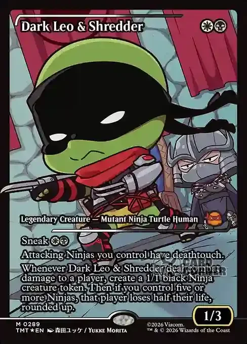 TMNT Card List - Dark Leo & Shredder #0289