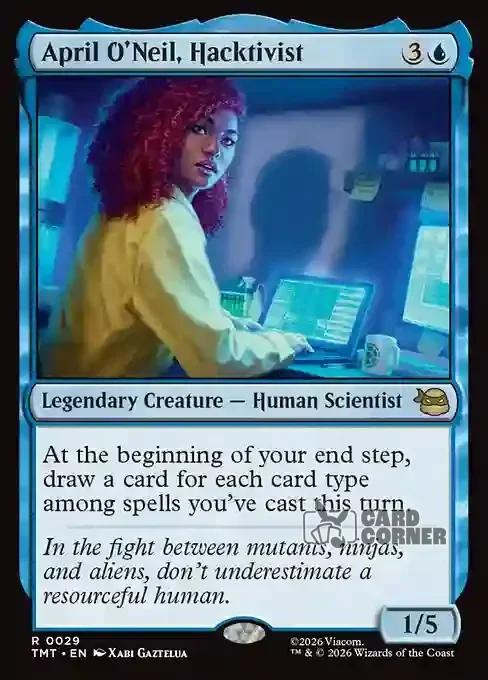 TMNT Card List - April O'Neil, Hacktivist #0029