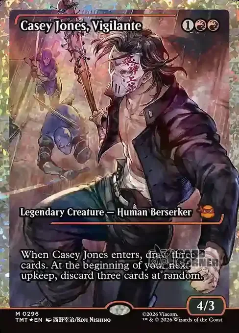 TMNT Card List - Casey Jones, Vigilante #0296