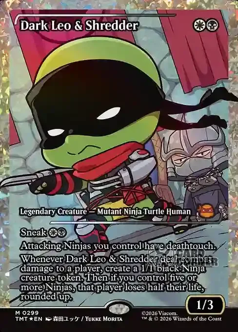 TMNT Card List - Dark Leo & Shredder #0299