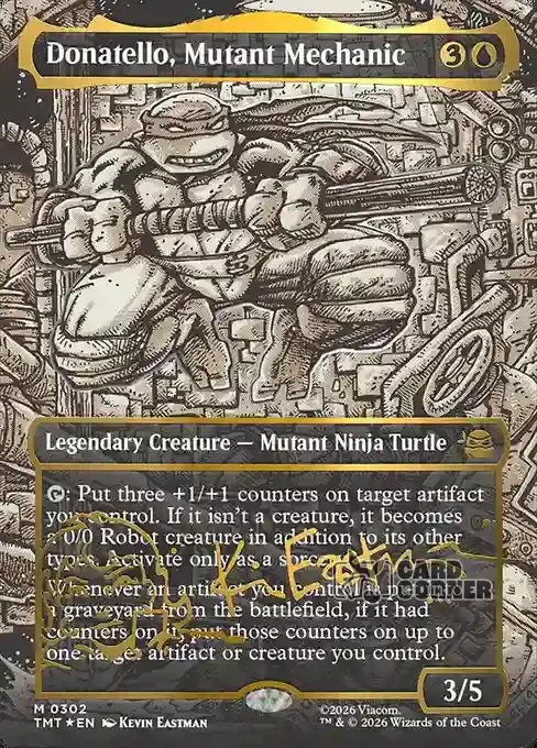 TMNT Card List - Donatello, Mutant Mechanic #0302