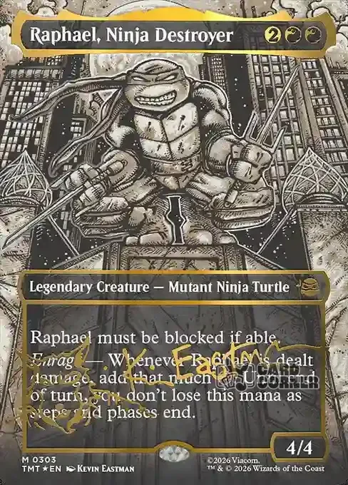 TMNT Card List - Raphael, Ninja Destroyer #0303