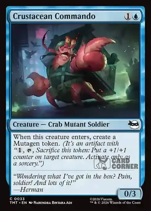 TMNT Card List - Crustacean Commando #0033