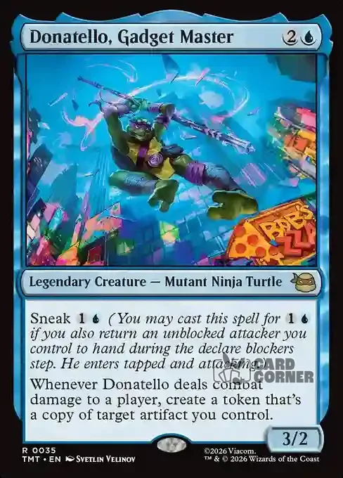 TMNT Card List - Donatello, Gadget Master #0035