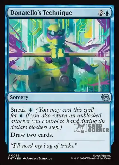 TMNT Card List - Donatello's Technique #0039