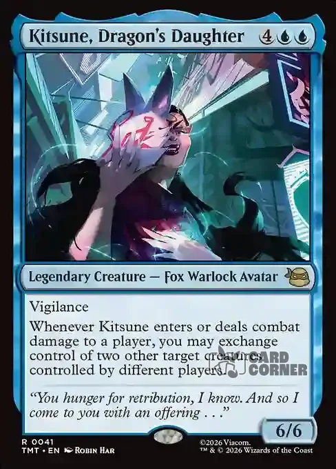 TMNT Card List - Kitsune, Dragon's Daughter #0041