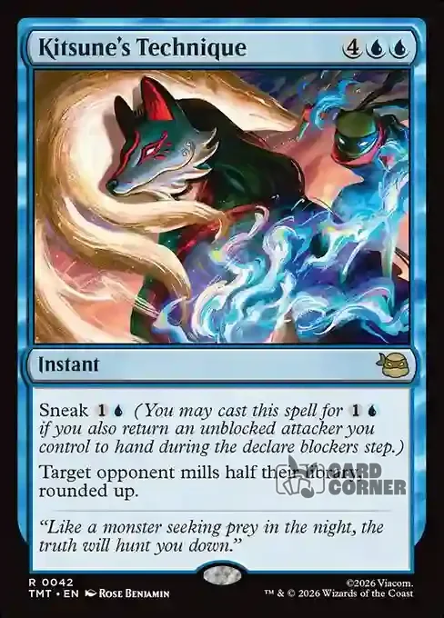 TMNT Card List - Kitsune's Technique #0042