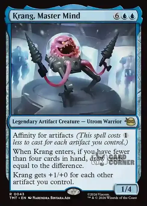 TMNT Card List - Krang, Master Mind #0043