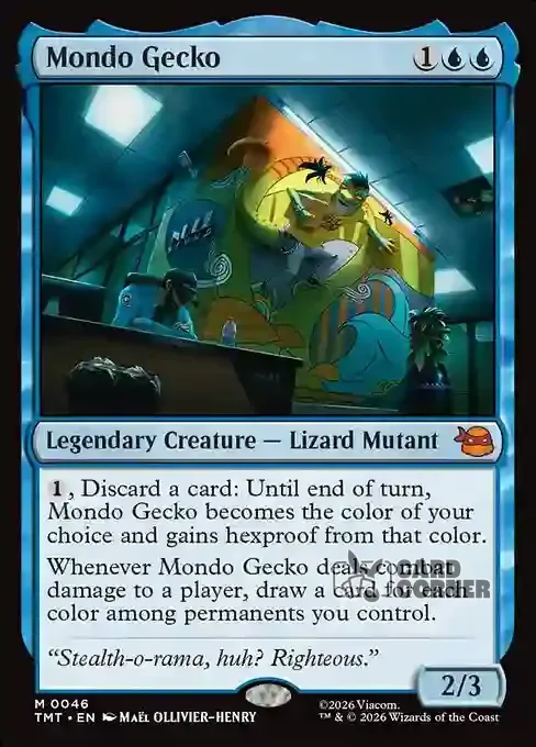 TMNT Card List - Mondo Gecko #0046