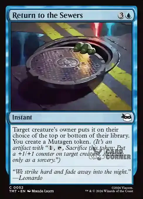 TMNT Card List - Return to the Sewers #0052