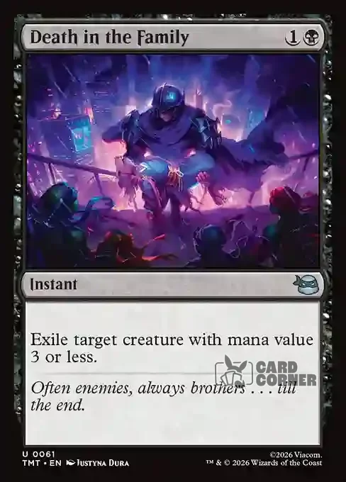 TMNT Card List - Death in the Family #0061