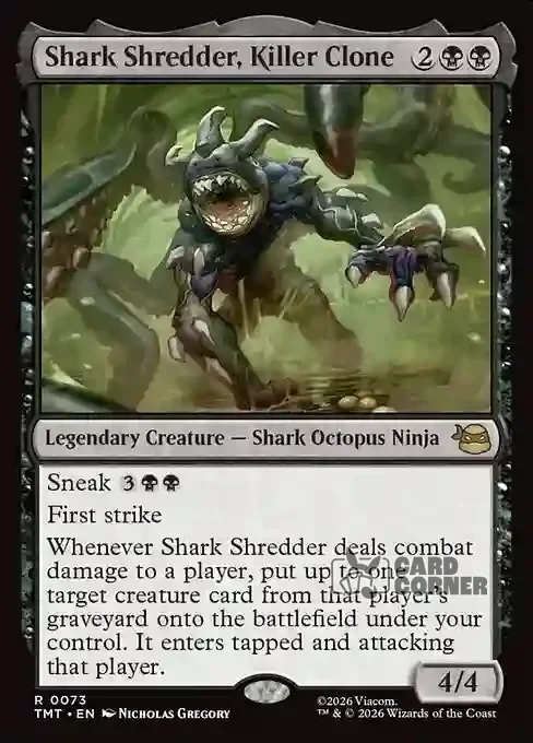 TMNT Card List - Shark Shredder, Killer Clone #0073