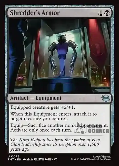 TMNT Card List - Shredder's Armor #0075
