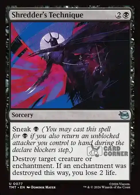 TMNT Card List - Shredder's Technique #0077