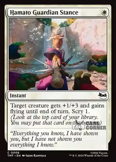 TMNT Card List - Hamato Guardian Stance #0008