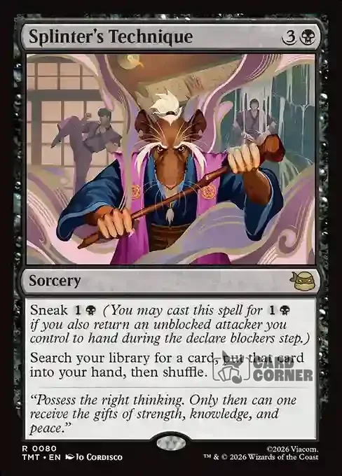 TMNT Card List - Splinter's Technique #0080