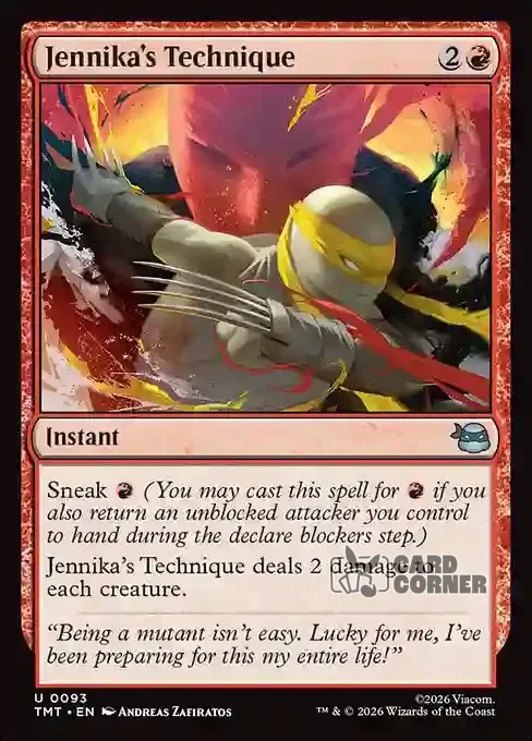 TMNT Card List - Jennika's Technique #0093