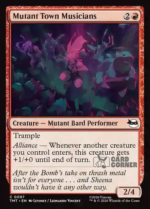 TMNT Card List - Mutant Town Musicians #0097