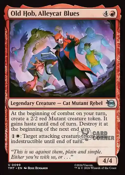 TMNT Card List - Old Hob, Alleycat Blues #0099