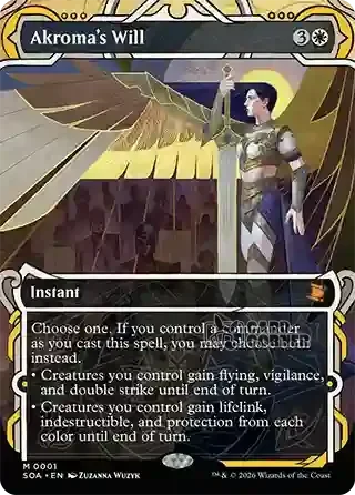 Secrets of Strixhaven Card List - Akroma's Will 0001