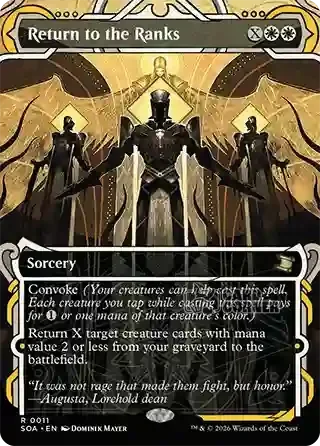 Secrets of Strixhaven Card List - Return to the Ranks 0011