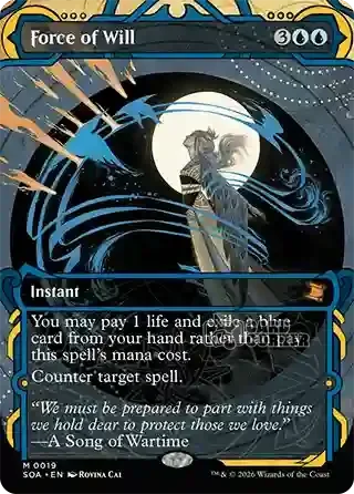 Secrets of Strixhaven Card List - Force of Will 0019