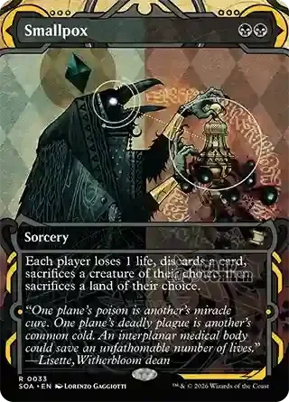 Secrets of Strixhaven Card List - Smallpox 0033
