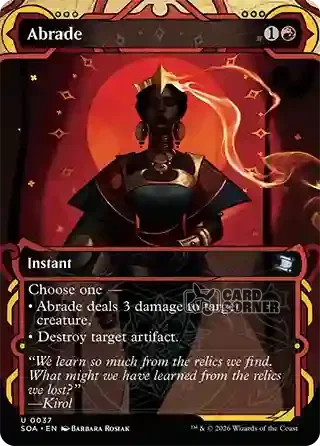 Secrets of Strixhaven Card List - Abrade 0037