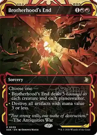 Secrets of Strixhaven Card List - Brotherhood's End 0039