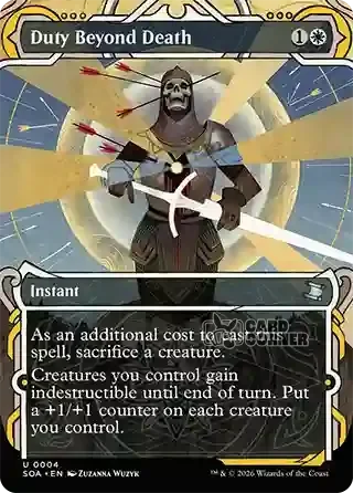 Secrets of Strixhaven Card List - Duty Beyond Death 0004