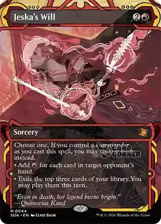 Secrets of Strixhaven Card List - Jeska's Will 0044