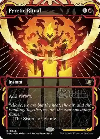 Secrets of Strixhaven Card List - Pyretic Ritual 0046