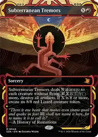 Secrets of Strixhaven Card List - Subterranean Tremors 0048