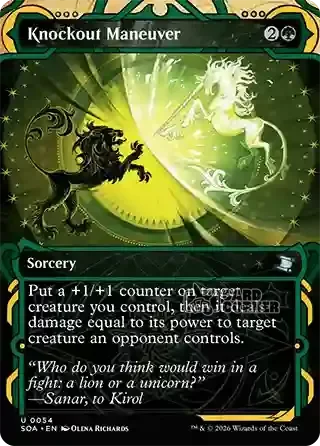 Secrets of Strixhaven Card List - Knockout Maneuver 0054