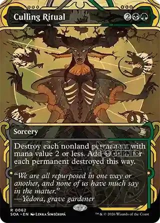 Secrets of Strixhaven Card List - Culling Ritual 0062