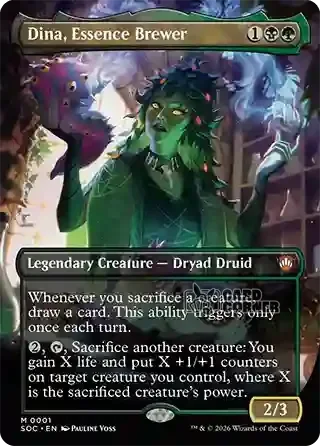Secrets of Strixhaven Card List - Dina, Essence Brewer 0001