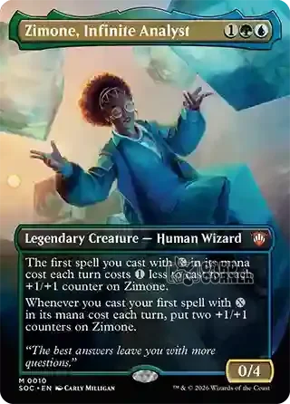 Secrets of Strixhaven Card List - Zimone, Infinite Analyst 0010