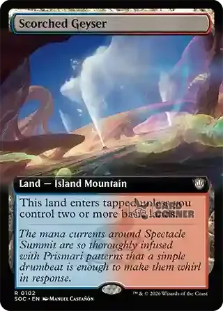 Secrets of Strixhaven Card List - Scorched Geyser 0102