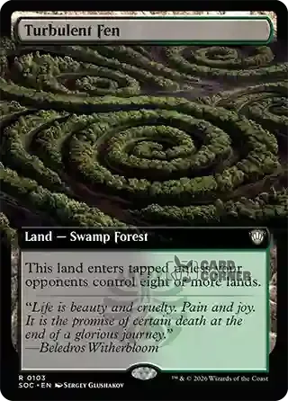 Secrets of Strixhaven Card List - Turbulent Fen 0103