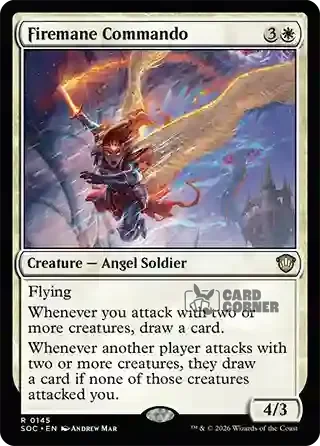 Secrets of Strixhaven Card List - Firemane Commando 0145