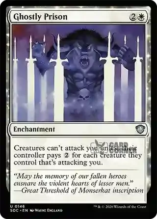 Secrets of Strixhaven Card List - Ghostly Prison 0146