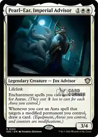 Secrets of Strixhaven Card List - Pearl-Ear, Imperial Advisor 0159