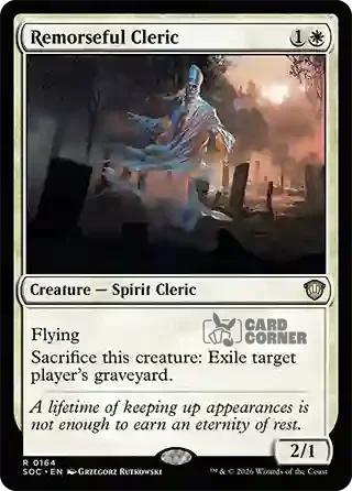Secrets of Strixhaven Card List - Remorseful Cleric 0163