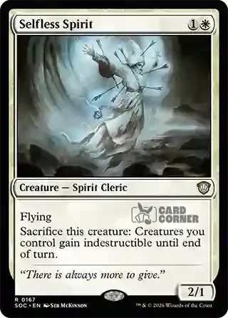 Secrets of Strixhaven Card List - Selfless Spirit 0166