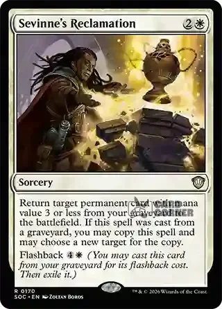 Secrets of Strixhaven Card List - Sevinne's Reclamation 0169