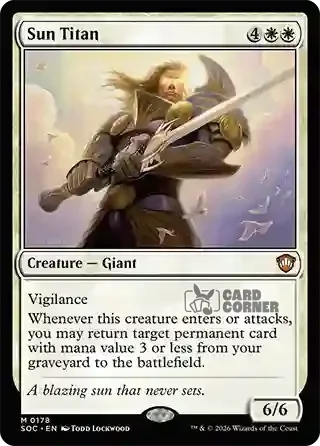 Secrets of Strixhaven Card List - Sun Titan 0177
