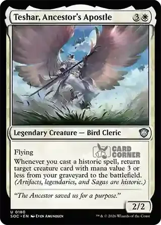 Secrets of Strixhaven Card List - Teshar, Ancestor's Apostle 0179