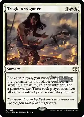Secrets of Strixhaven Card List - Tragic Arrogance 0181