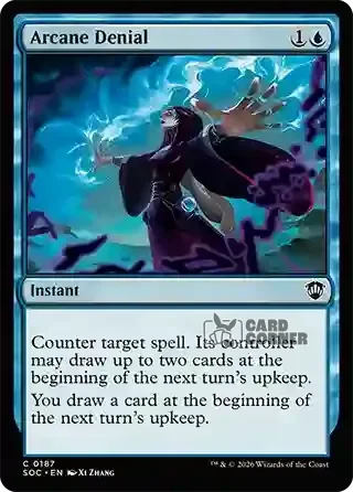 Secrets of Strixhaven Card List - Arcane Denial 0186